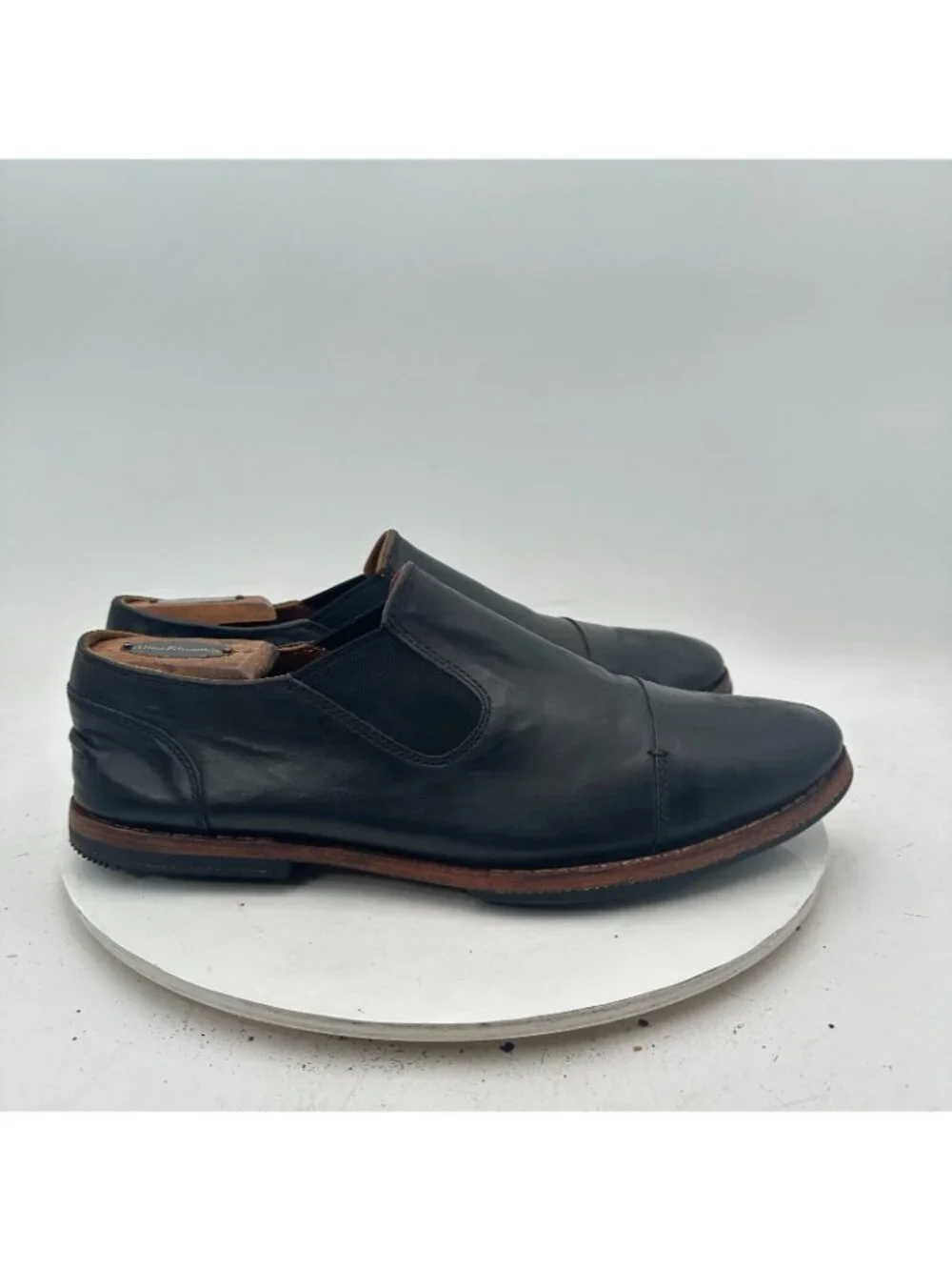 Timberland Boot Company Wodehouse Men Size 10 A1641 Black Leather Slip On Shoes